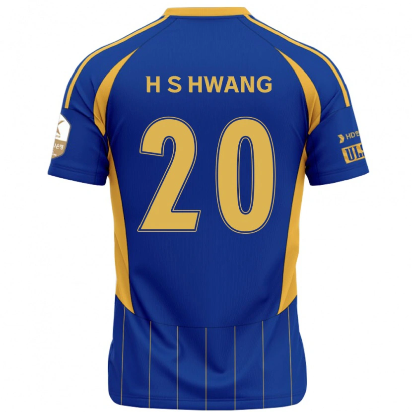 Danxen Herren Seok-Ho Hwang #20 Königsblau Gelb Heimtrikot Trikot 2025/26 T-Shirt Österreich