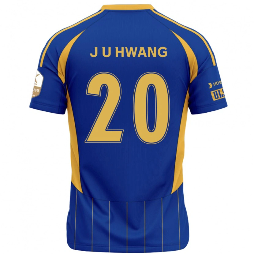 Danxen Herren Ui-Jun Hwang #20 Königsblau Gelb Heimtrikot Trikot 2025/26 T-Shirt Österreich