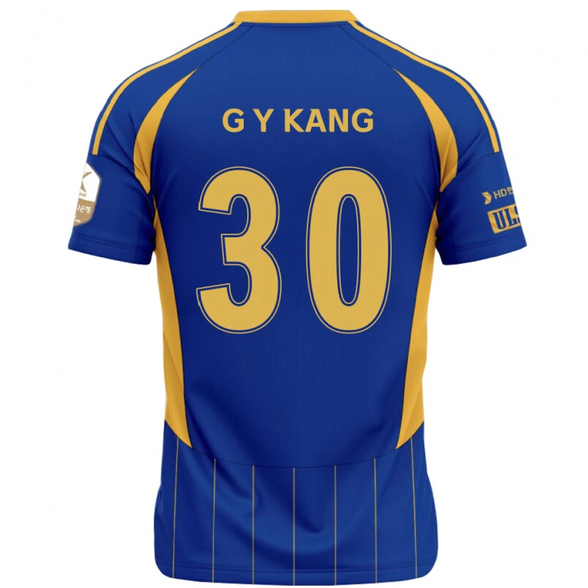 Danxen Herren Yun-Gu Kang #30 Königsblau Gelb Heimtrikot Trikot 2025/26 T-Shirt Österreich
