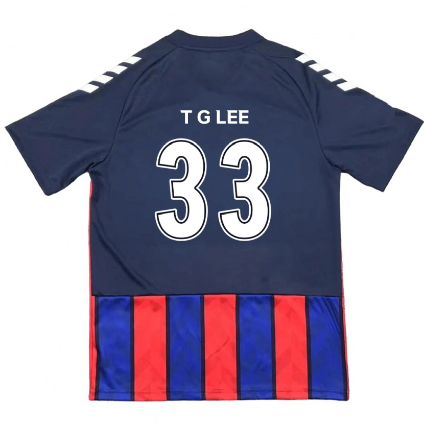 Danxen Herren Taek-Geun Lee #33 Königsblau Rot Heimtrikot Trikot 2025/26 T-Shirt Österreich