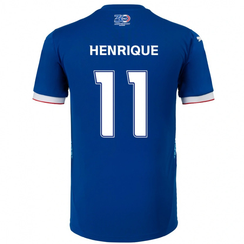 Danxen Herren Paulo Henrique #11 Königsblau Weiß Heimtrikot Trikot 2025/26 T-Shirt Österreich