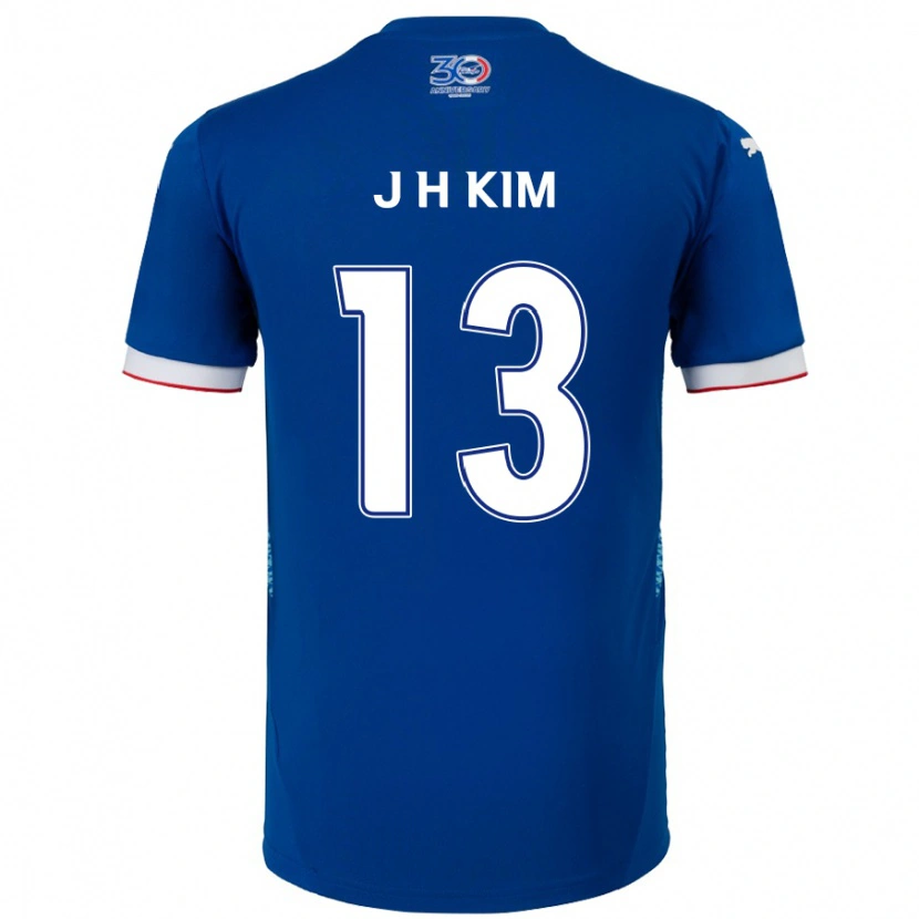 Danxen Herren Jung-Hoon Kim #13 Königsblau Weiß Heimtrikot Trikot 2025/26 T-Shirt Österreich