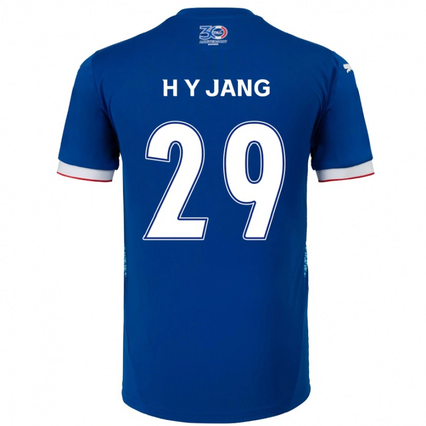 Danxen Herren Yo-Han Jang #29 Königsblau Weiß Heimtrikot Trikot 2025/26 T-Shirt Österreich