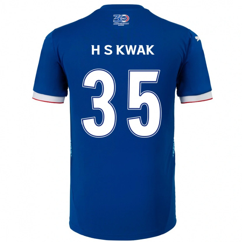 Danxen Herren Sung-Hoon Kwak #35 Königsblau Weiß Heimtrikot Trikot 2025/26 T-Shirt Österreich