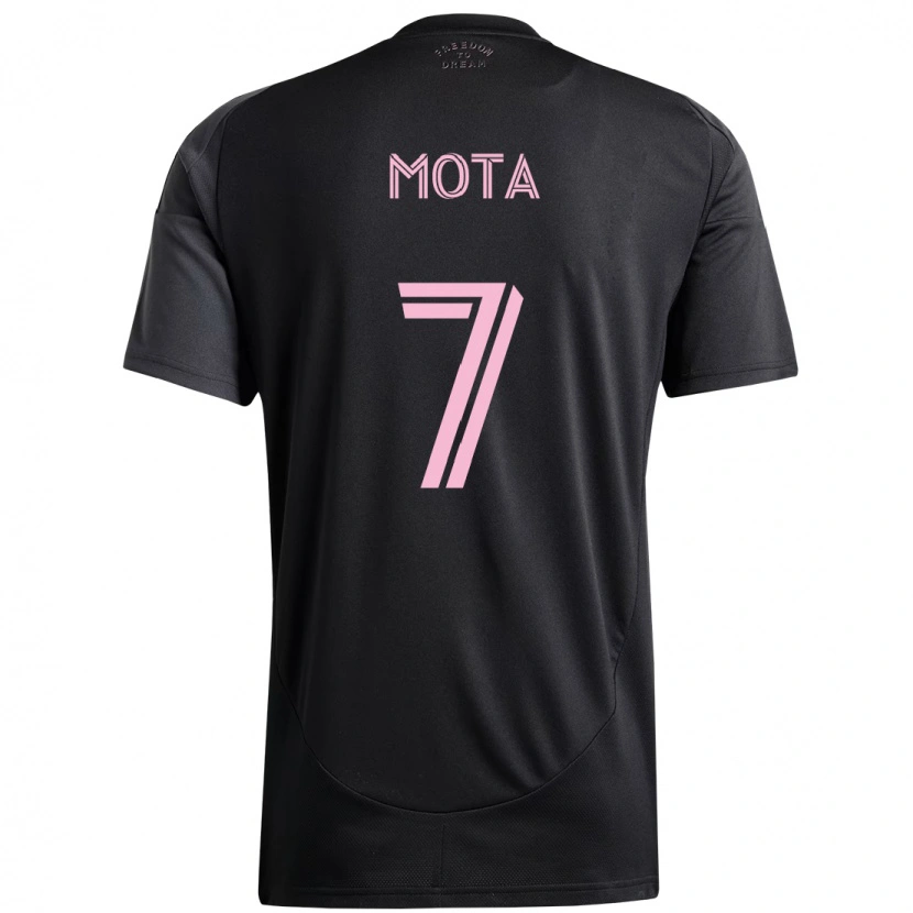 Danxen Herren Jean Mota #7 Schwarz Rosa Auswärtstrikot Trikot 2025/26 T-Shirt Österreich