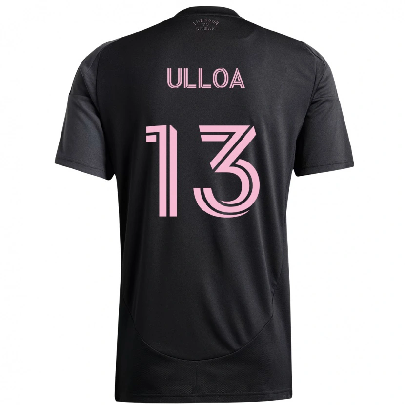 Danxen Herren Víctor Ulloa #13 Schwarz Rosa Auswärtstrikot Trikot 2025/26 T-Shirt Österreich