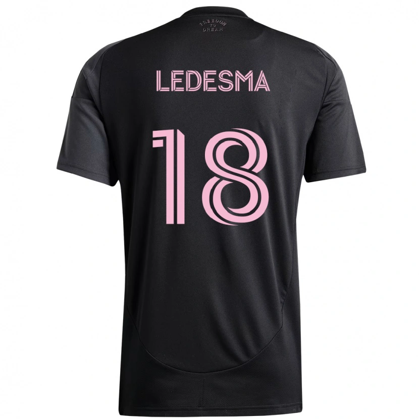 Danxen Herren Santiago Ledesma #18 Schwarz Rosa Auswärtstrikot Trikot 2025/26 T-Shirt Österreich