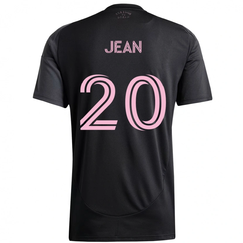 Danxen Herren Corentin Jean #20 Schwarz Rosa Auswärtstrikot Trikot 2025/26 T-Shirt Österreich