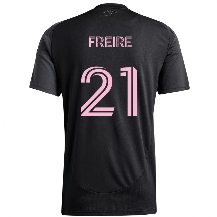 Danxen Herren Nicolas Freire #21 Schwarz Rosa Auswärtstrikot Trikot 2025/26 T-Shirt Österreich