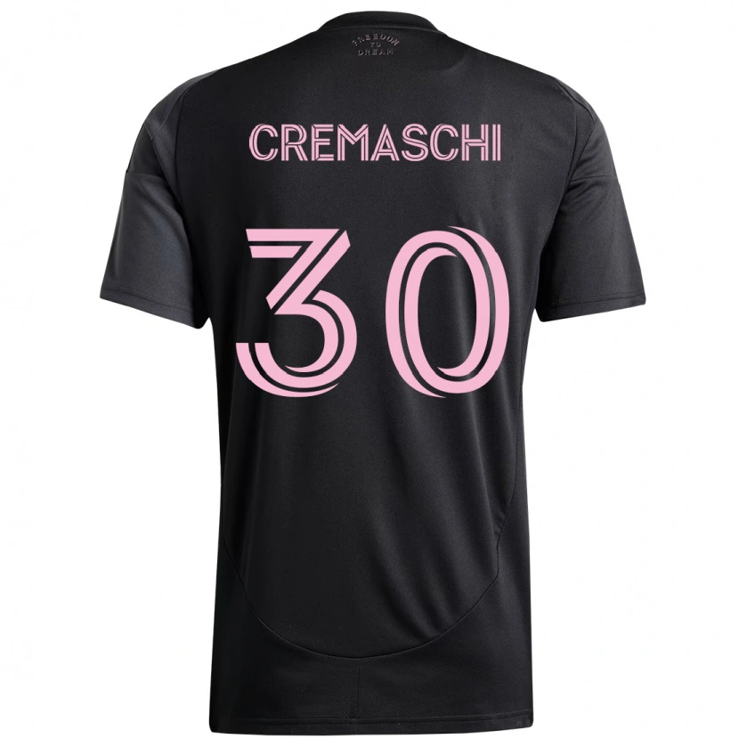 Danxen Herren Benja Cremaschi #30 Schwarz Rosa Auswärtstrikot Trikot 2025/26 T-Shirt Österreich
