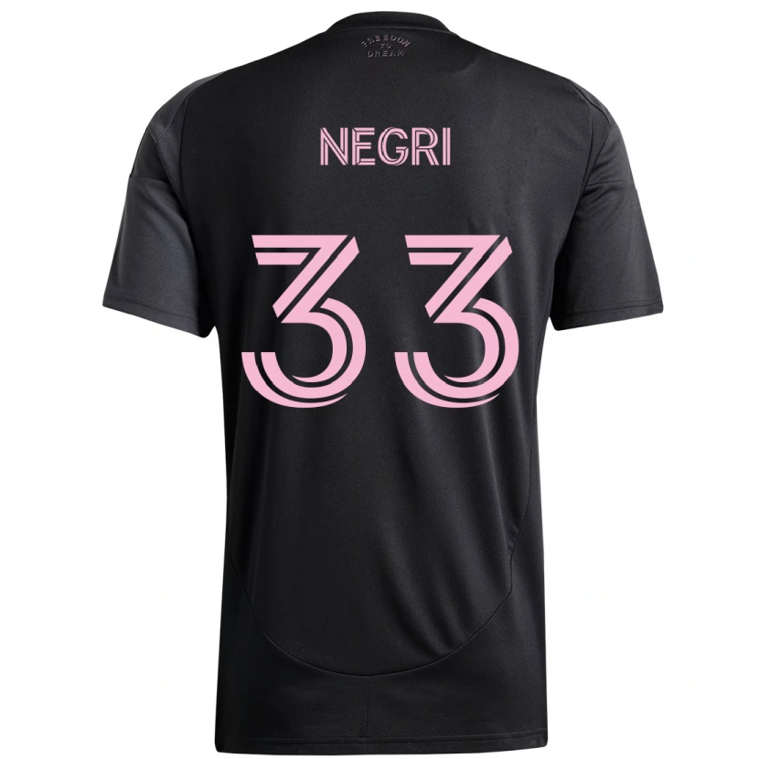 Danxen Herren Franco Negri #33 Schwarz Rosa Auswärtstrikot Trikot 2025/26 T-Shirt Österreich