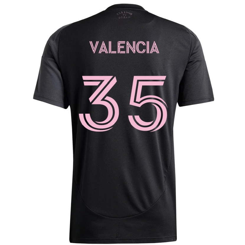 Danxen Herren Felipe Valencia #35 Schwarz Rosa Auswärtstrikot Trikot 2025/26 T-Shirt Österreich