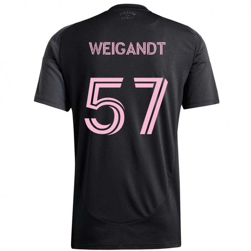 Danxen Herren Marcelo Weigandt #57 Schwarz Rosa Auswärtstrikot Trikot 2025/26 T-Shirt Österreich