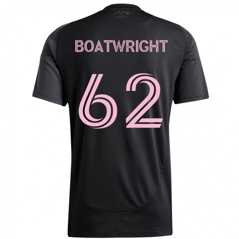 Danxen Herren Israel Boatwright #62 Schwarz Rosa Auswärtstrikot Trikot 2025/26 T-Shirt Österreich