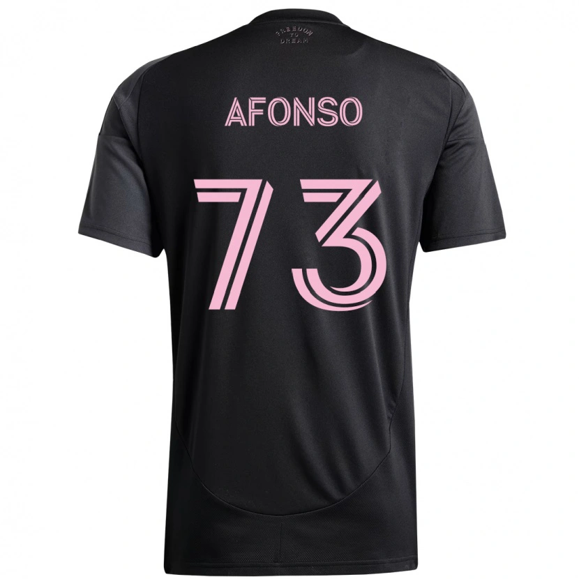 Danxen Herren Leo Afonso #73 Schwarz Rosa Auswärtstrikot Trikot 2025/26 T-Shirt Österreich