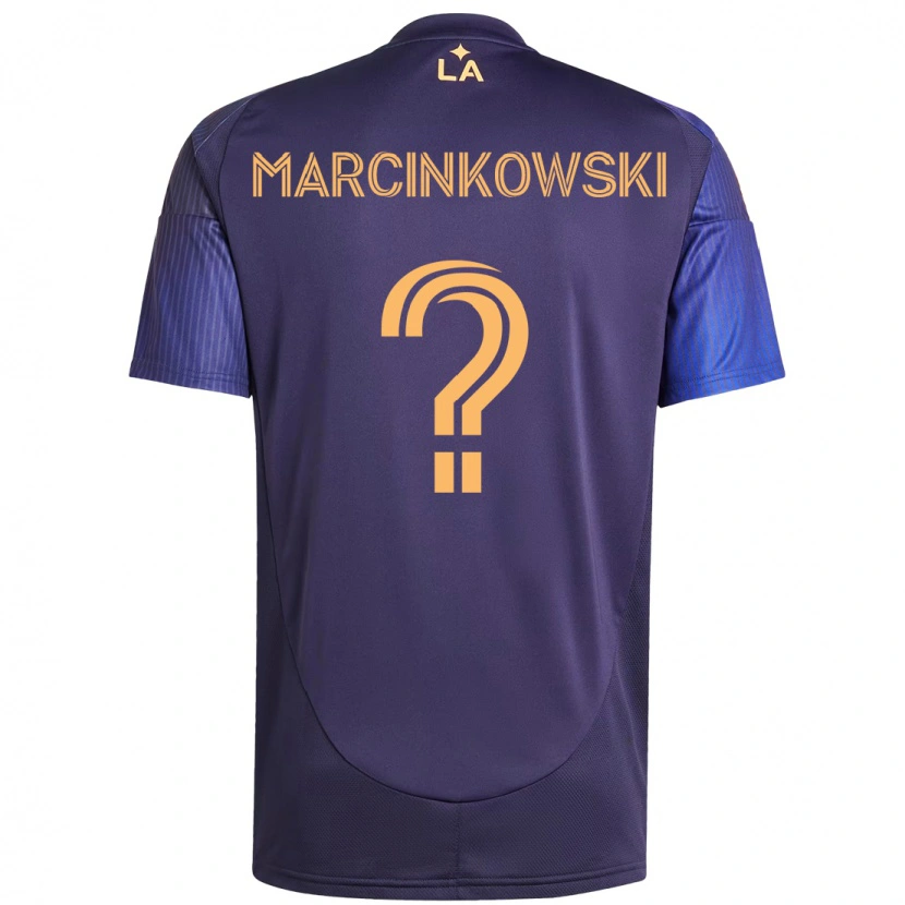 Danxen Herren Jt Marcinkowski #0 Lila Blau Auswärtstrikot Trikot 2025/26 T-Shirt Österreich