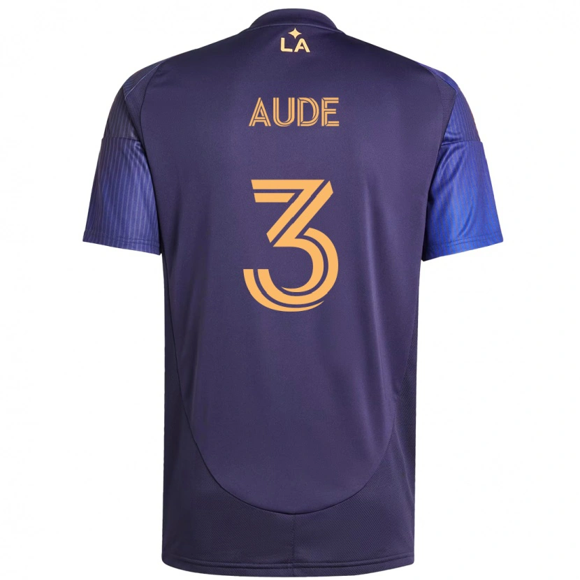 Danxen Herren Julián Aude #3 Lila Blau Auswärtstrikot Trikot 2025/26 T-Shirt Österreich