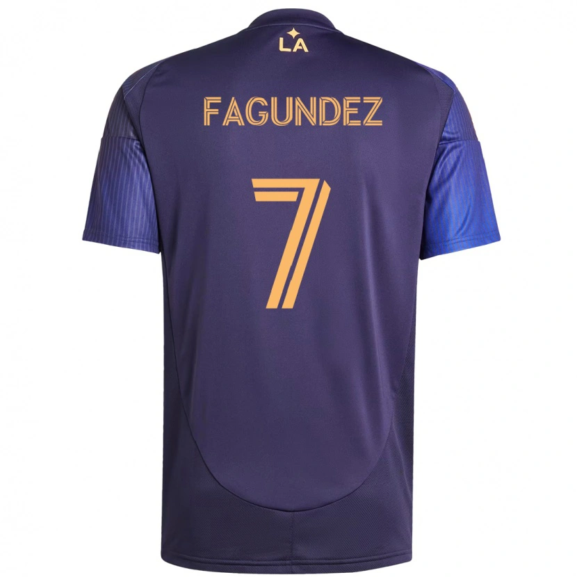 Danxen Herren Diego Fagúndez #7 Lila Blau Auswärtstrikot Trikot 2025/26 T-Shirt Österreich