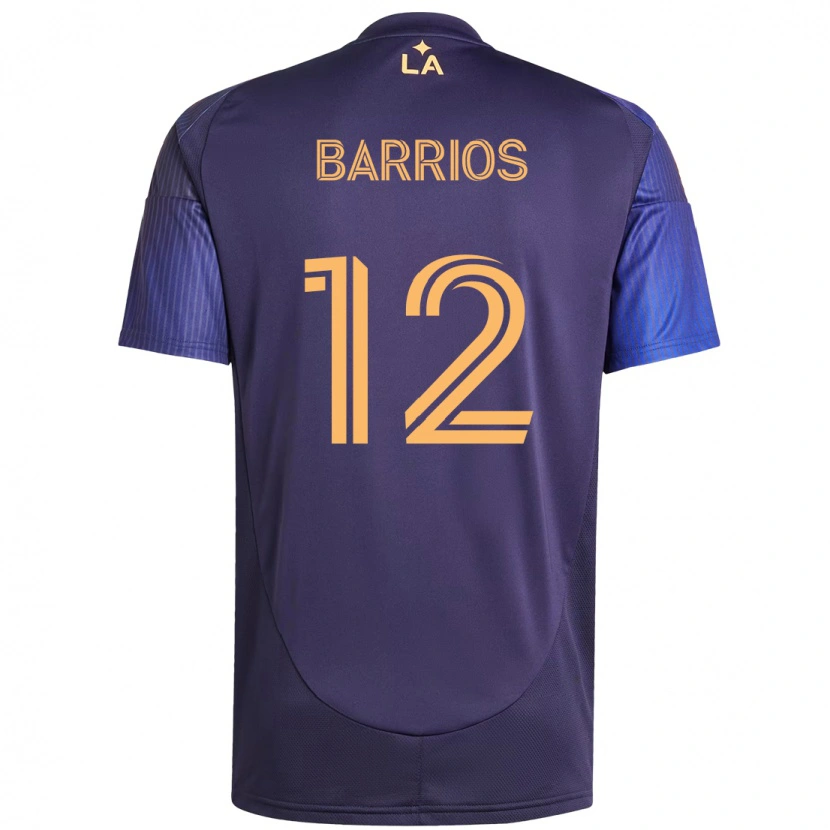 Danxen Herren Michael Barrios #12 Lila Blau Auswärtstrikot Trikot 2025/26 T-Shirt Österreich