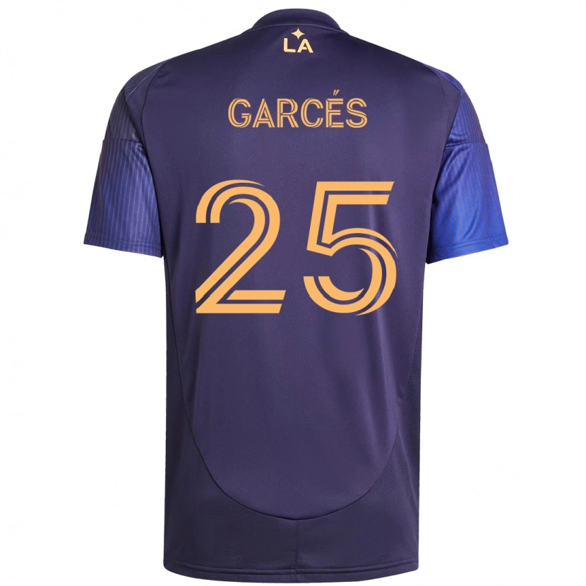 Danxen Herren Carlos Garcés #25 Lila Blau Auswärtstrikot Trikot 2025/26 T-Shirt Österreich