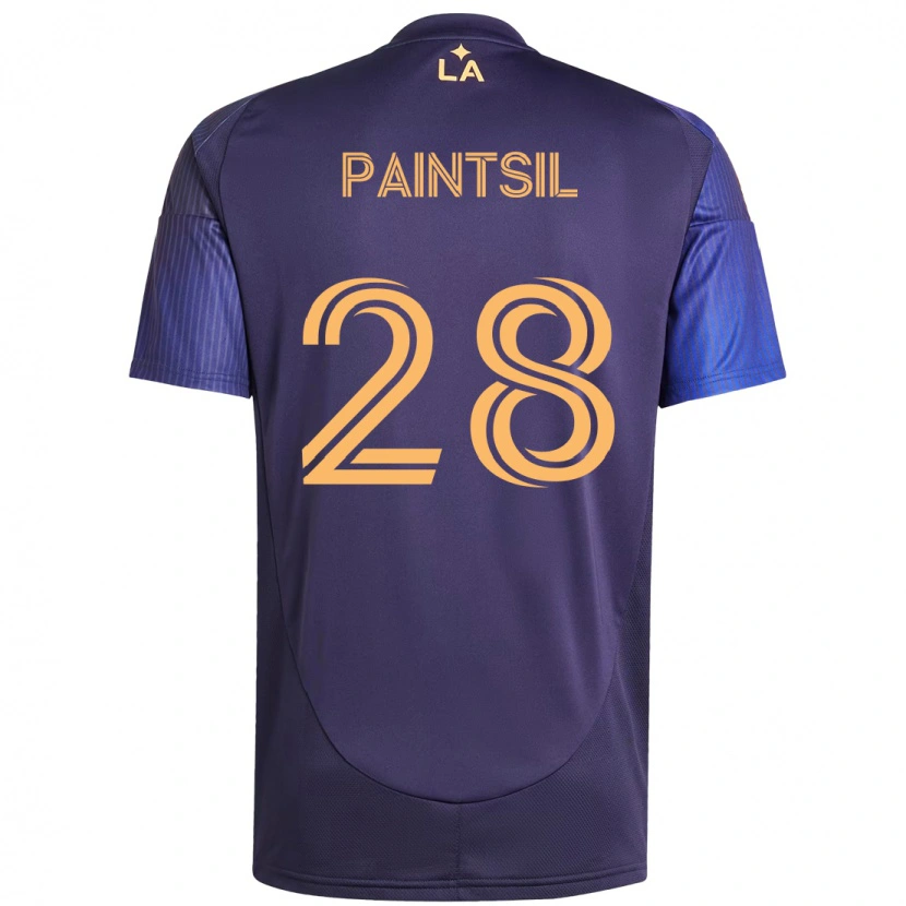 Danxen Herren Joseph Paintsil #28 Lila Blau Auswärtstrikot Trikot 2025/26 T-Shirt Österreich