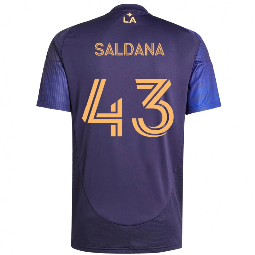 Danxen Herren Adam Saldaña #43 Lila Blau Auswärtstrikot Trikot 2025/26 T-Shirt Österreich