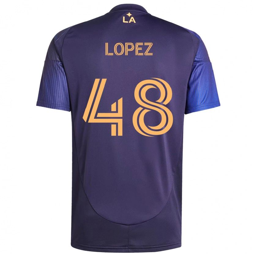 Danxen Herren Diego López #48 Lila Blau Auswärtstrikot Trikot 2025/26 T-Shirt Österreich