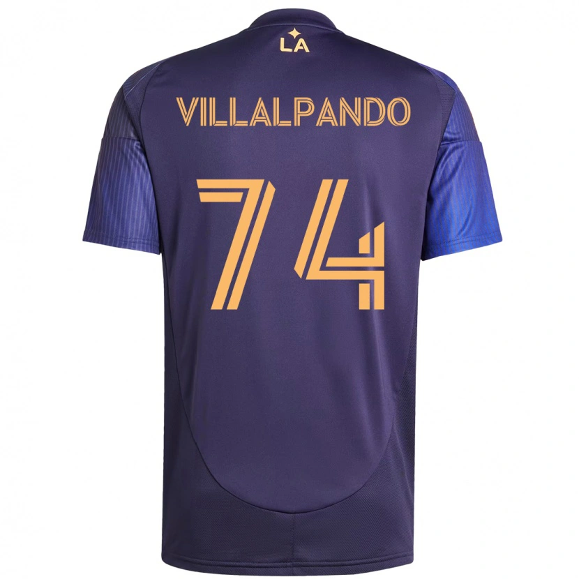 Danxen Herren Sergio Villalpando #74 Lila Blau Auswärtstrikot Trikot 2025/26 T-Shirt Österreich