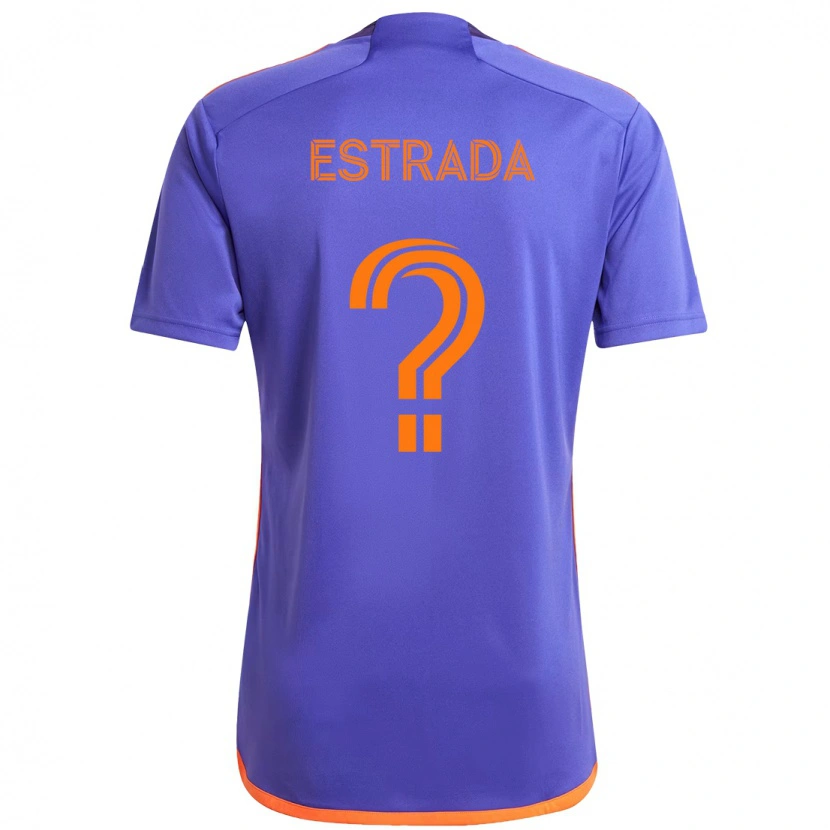 Danxen Herren Jorge Estrada #0 Lila Orange Auswärtstrikot Trikot 2025/26 T-Shirt Österreich