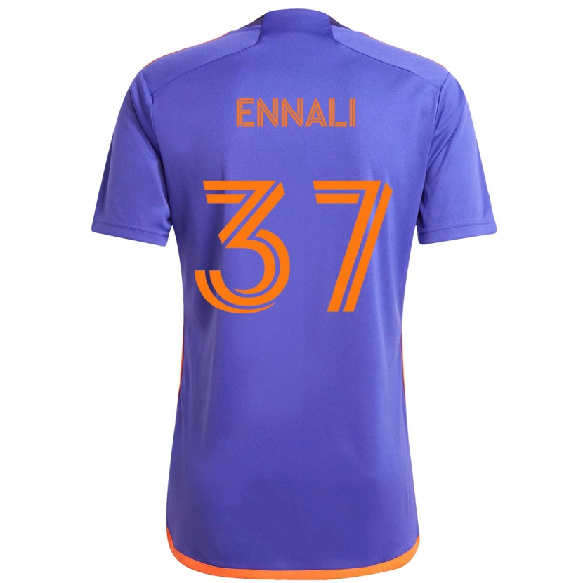 Danxen Herren Lawrence Ennali #37 Lila Orange Auswärtstrikot Trikot 2025/26 T-Shirt Österreich