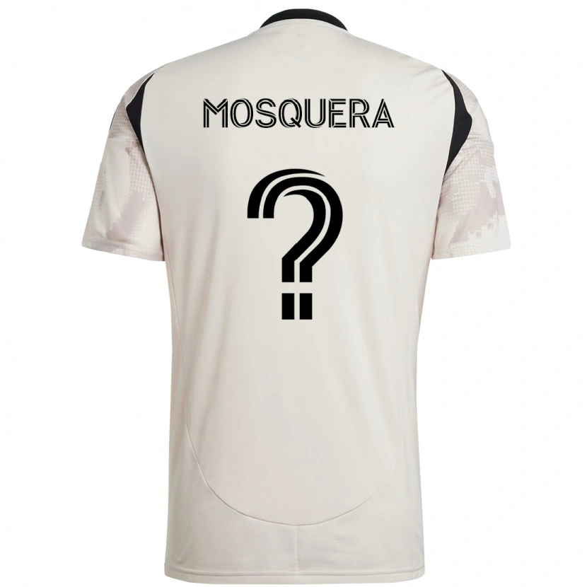 Danxen Herren Rafael Mosquera #0 Beige Schwarz Auswärtstrikot Trikot 2025/26 T-Shirt Österreich