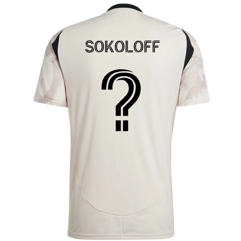 Danxen Herren Paul Sokoloff #0 Beige Schwarz Auswärtstrikot Trikot 2025/26 T-Shirt Österreich