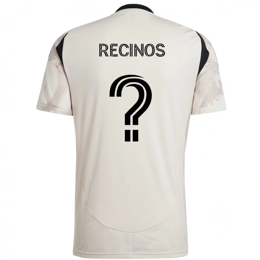 Danxen Herren Arian Recinos #0 Beige Schwarz Auswärtstrikot Trikot 2025/26 T-Shirt Österreich
