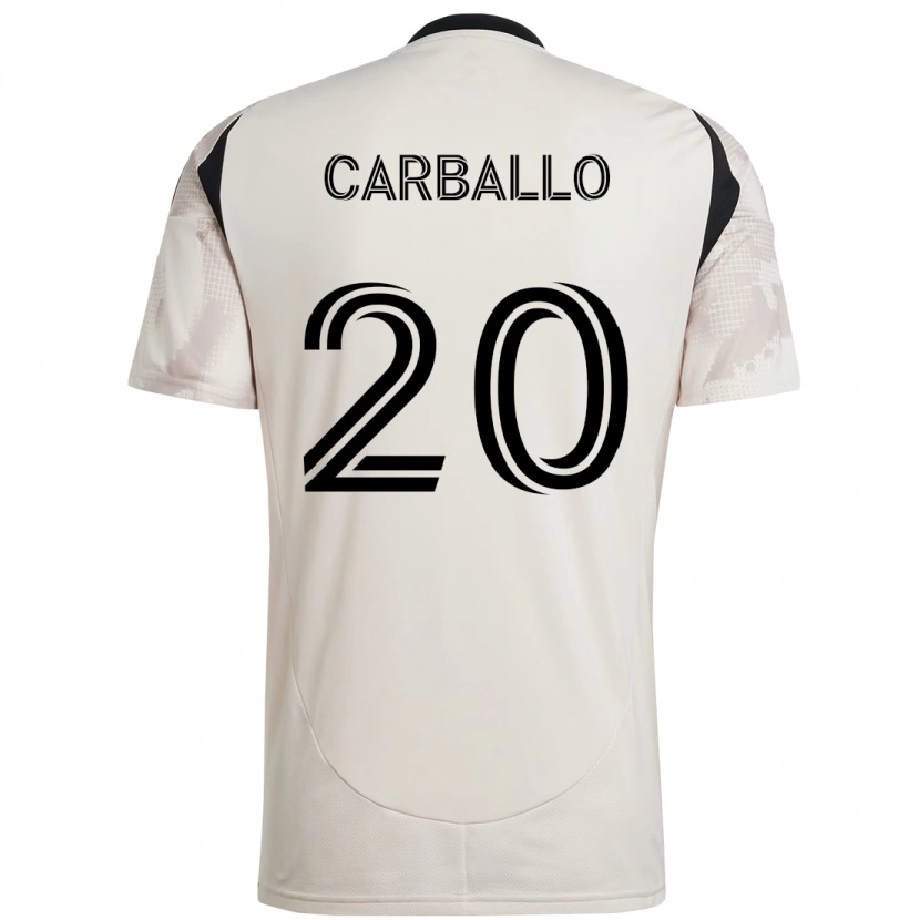 Danxen Herren Felipe Carballo #20 Beige Schwarz Auswärtstrikot Trikot 2025/26 T-Shirt Österreich