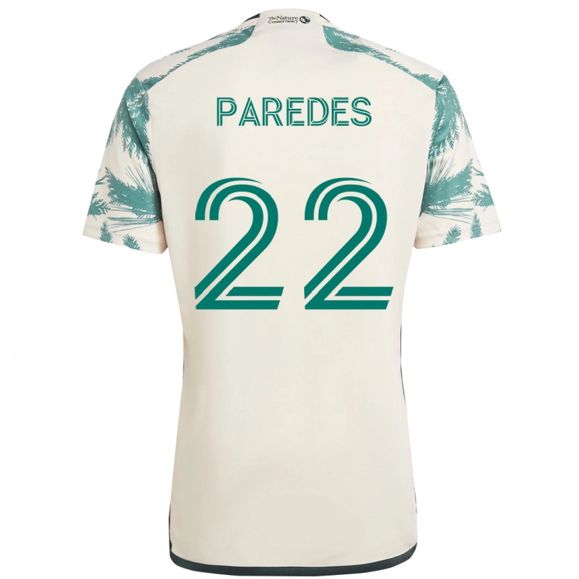 Danxen Herren Cristhian Paredes #22 Beige Grün Auswärtstrikot Trikot 2025/26 T-Shirt Österreich