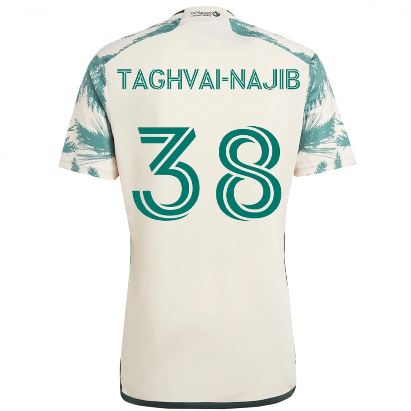Danxen Herren Braxton Taghvai-Najib #38 Beige Grün Auswärtstrikot Trikot 2025/26 T-Shirt Österreich