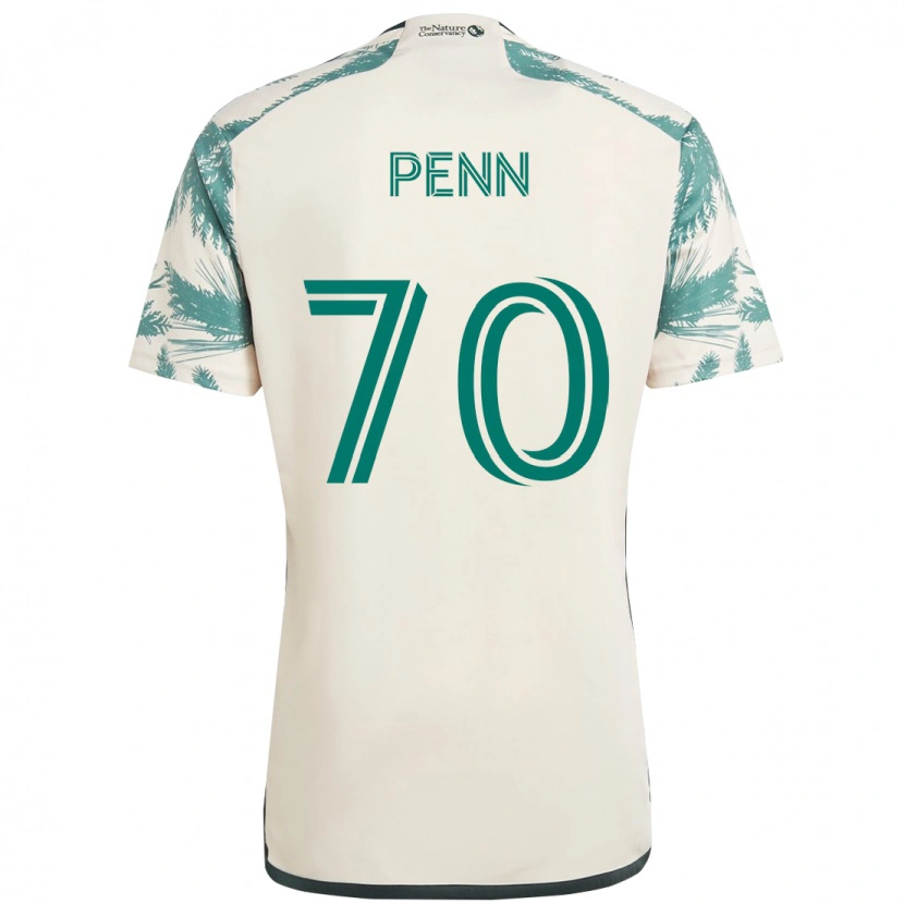 Danxen Herren Josh Penn #70 Beige Grün Auswärtstrikot Trikot 2025/26 T-Shirt Österreich