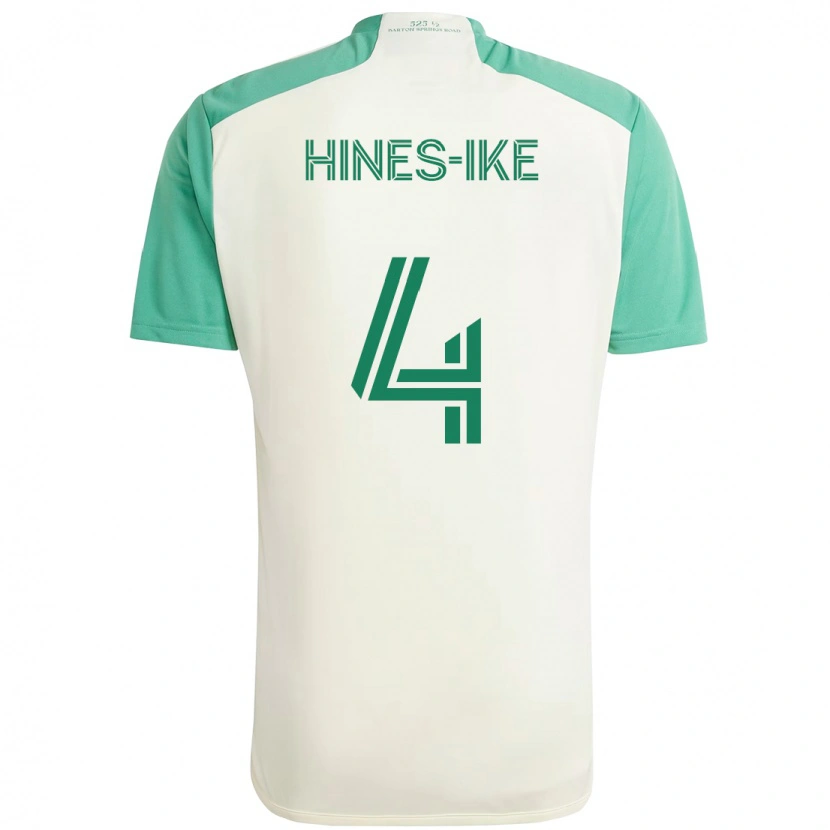 Danxen Herren Brendan Hines-Ike #4 Weiß Grün Auswärtstrikot Trikot 2025/26 T-Shirt Österreich