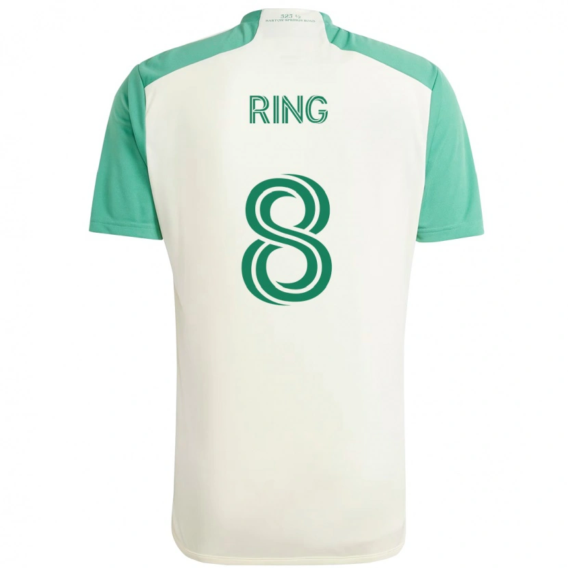 Danxen Herren Alexander Ring #8 Weiß Grün Auswärtstrikot Trikot 2025/26 T-Shirt Österreich
