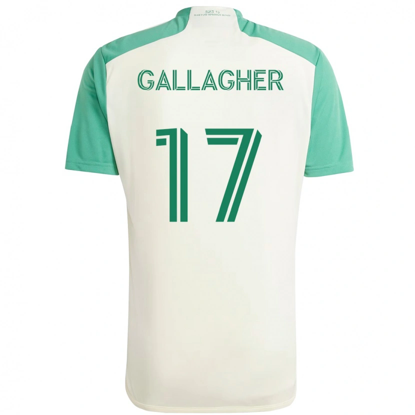 Danxen Herren Jon Gallagher #17 Weiß Grün Auswärtstrikot Trikot 2025/26 T-Shirt Österreich