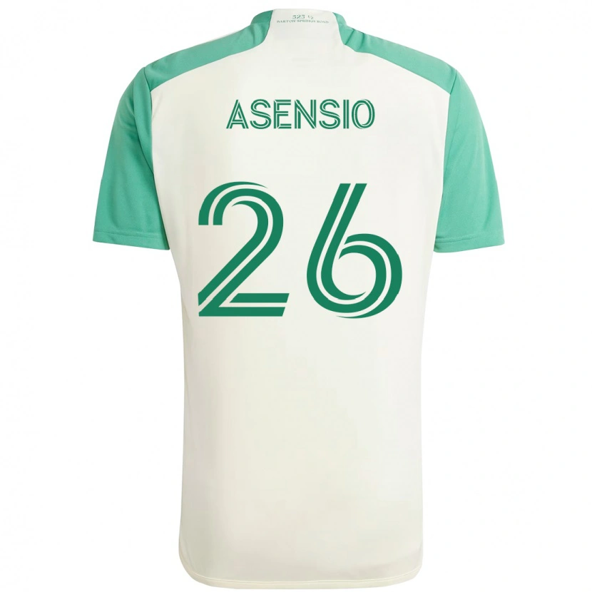 Danxen Herren Charlie Asensio #26 Weiß Grün Auswärtstrikot Trikot 2025/26 T-Shirt Österreich
