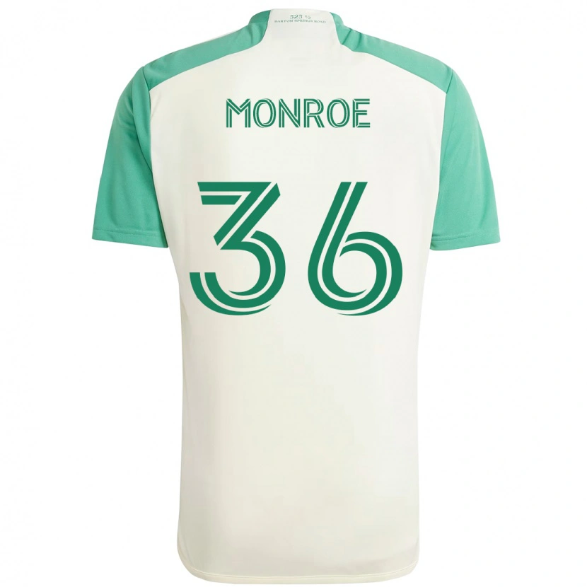 Danxen Herren Greg Monroe #36 Weiß Grün Auswärtstrikot Trikot 2025/26 T-Shirt Österreich