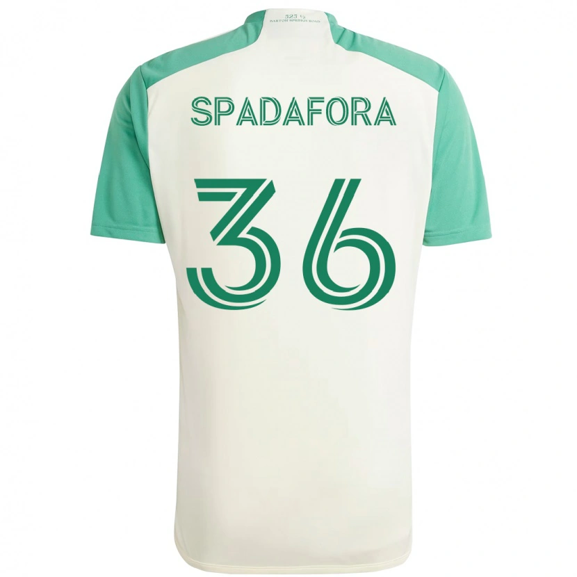Danxen Herren Luke Spadafora #36 Weiß Grün Auswärtstrikot Trikot 2025/26 T-Shirt Österreich
