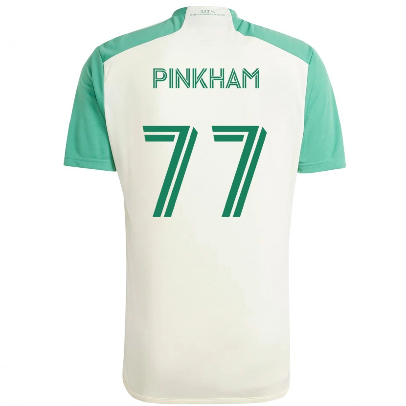 Danxen Herren Chris Pinkham #77 Weiß Grün Auswärtstrikot Trikot 2025/26 T-Shirt Österreich