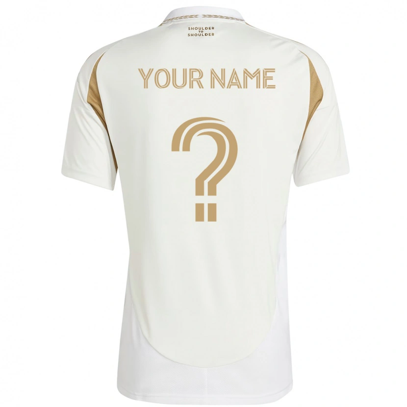 Danxen Herren Ihren Namen #0 Weiß Braun Auswärtstrikot Trikot 2025/26 T-Shirt Österreich