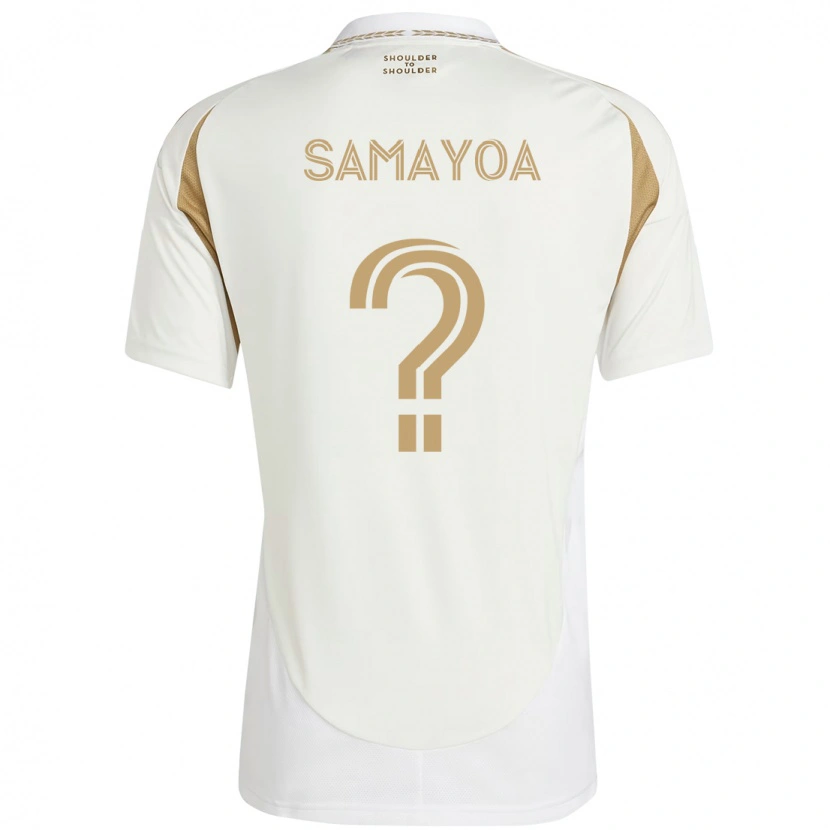 Danxen Herren Adriano Samayoa #0 Weiß Braun Auswärtstrikot Trikot 2025/26 T-Shirt Österreich
