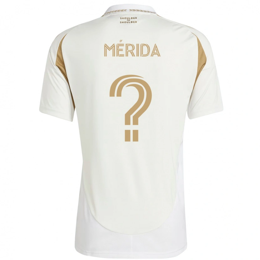 Danxen Herren Ánthony Mérida #0 Weiß Braun Auswärtstrikot Trikot 2025/26 T-Shirt Österreich