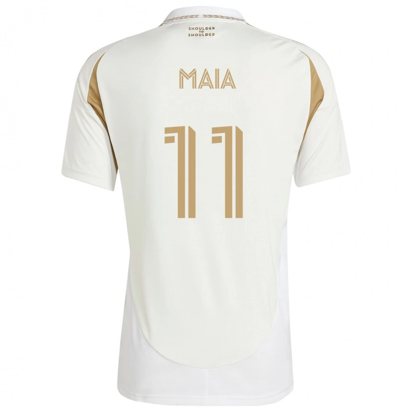 Danxen Herren Matheus Maia #11 Weiß Braun Auswärtstrikot Trikot 2025/26 T-Shirt Österreich