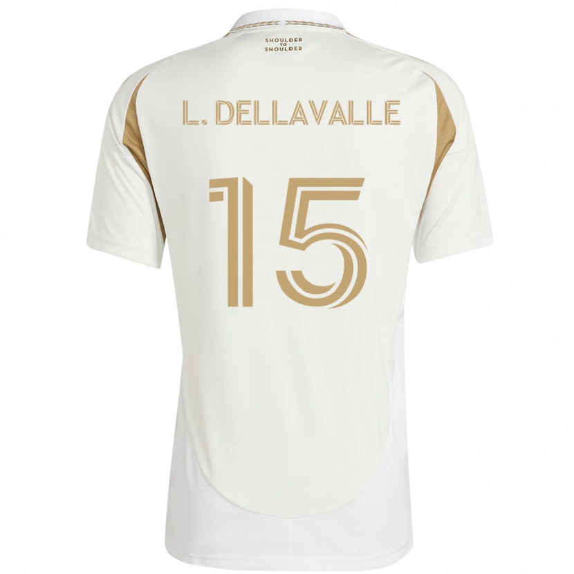 Danxen Herren Lorenzo Dellavalle #15 Weiß Braun Auswärtstrikot Trikot 2025/26 T-Shirt Österreich