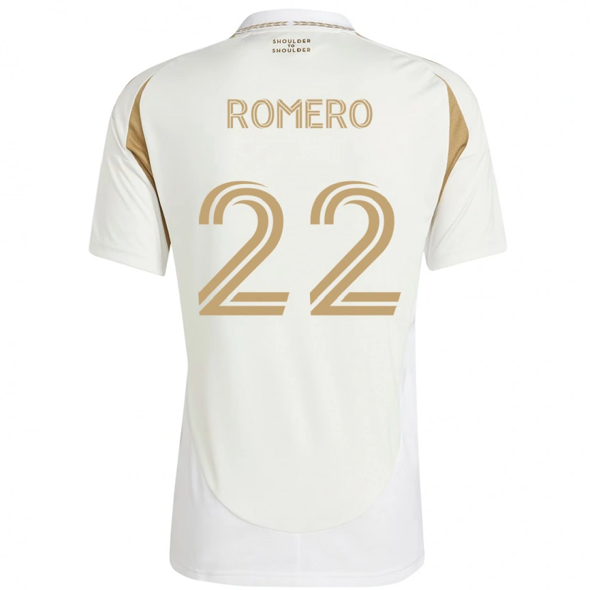 Danxen Herren Abraham Romero #22 Weiß Braun Auswärtstrikot Trikot 2025/26 T-Shirt Österreich